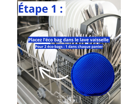 LOT de 2 Éco-bags - Lave vaisselle - Rond Pas Cher | Livraison Rapide