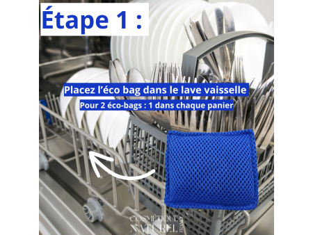 LOT de 2 Éco-bags - Lave vaisselle - Carré Pas Cher | Livraison Rapide