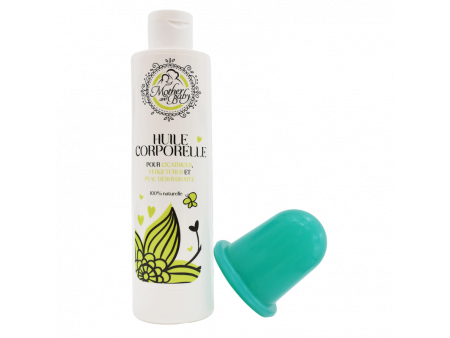 Pack anti-cellulite - Ventouse + huile Pas Cher | Livraison Rapide