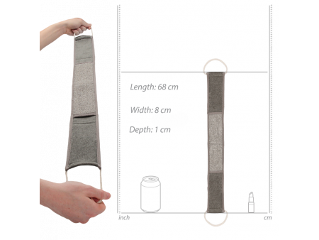 Sangle lave dos exfoliante en chanvre Pas Cher | Livraison Rapide