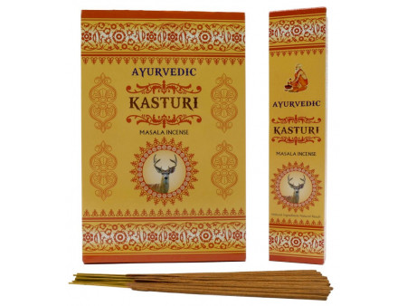 Encens Ayurvedic Kastoori 15g Pas Cher | Livraison Rapide