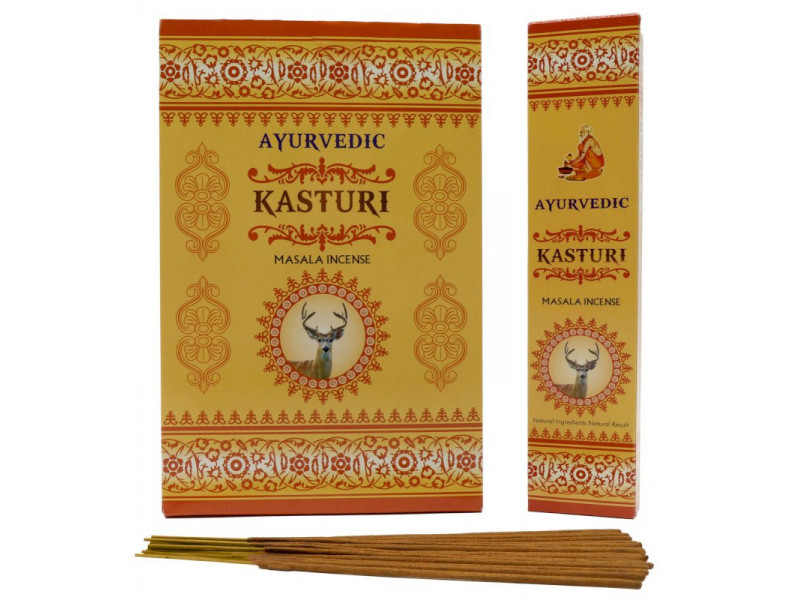 Encens Ayurvedic Kastoori 15g Pas Cher | Livraison Rapide