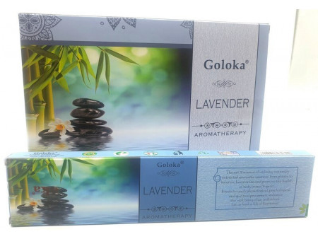 Encens Goloka Aroma Lavande Pas Cher | Boîte de 12 paquets