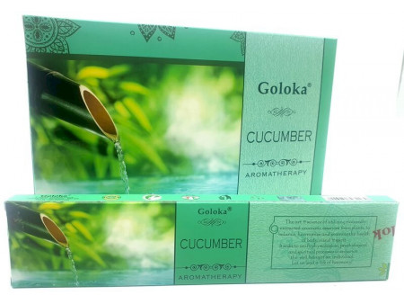 Encens Goloka Concombre Pas Cher | Boîte de 12 paquets
