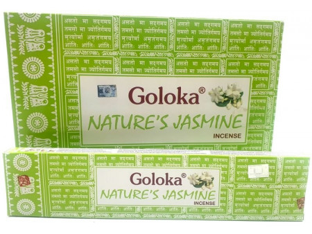 Encens Goloka aux Jasmin Pas Cher | Boîte de 12 paquets