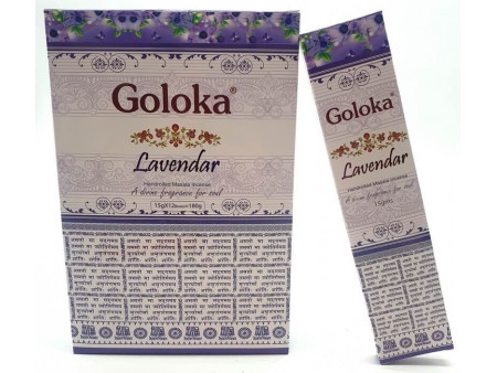 Encens Goloka Lavande Pas Cher | Boîte de 12 paquets