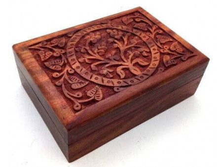 Boîte à Bijoux Bois Arbre de Vie Pas Cher | Paiement Sécurisé
