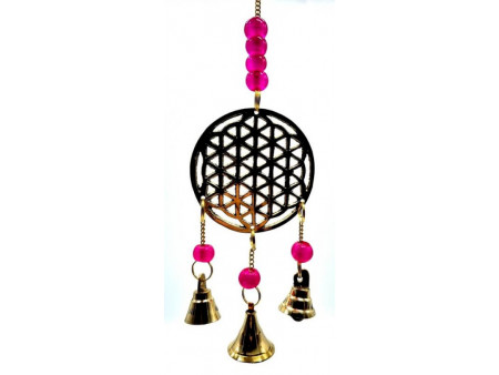 Carillon Bronze Fleur de Vie  / Paiement Sécurisé