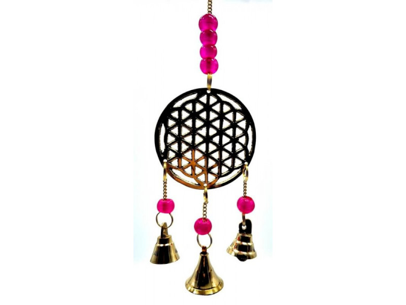 Carillon Bronze Fleur de Vie  / Paiement Sécurisé