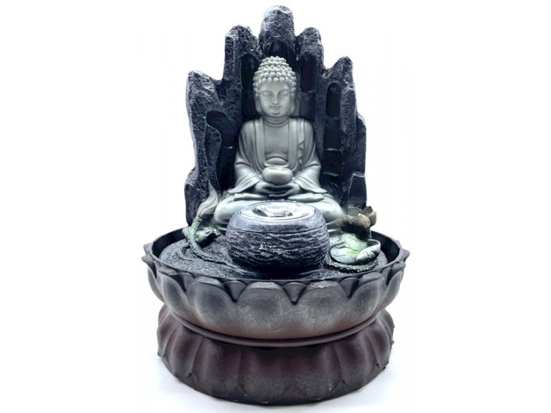 Décoration zen intérieure – Fontaine Bouddha Multiple résine 58 cm