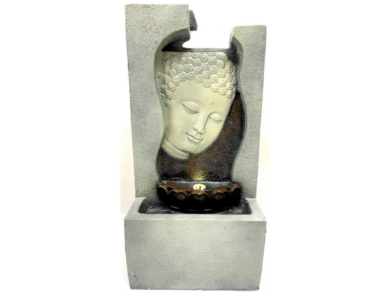 Fontaine Bouddha Pleureur avec pompe et LED incluse