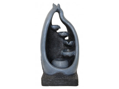 Fontaine Résine Cascade XL avec cascade et LED