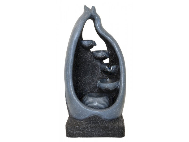 Fontaine Résine Cascade XL avec cascade et LED