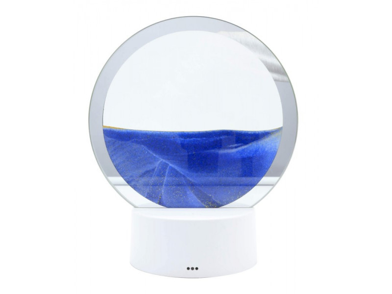 Lampe Sable Ronde Bleu pas cher -  Paiement Sécurisé