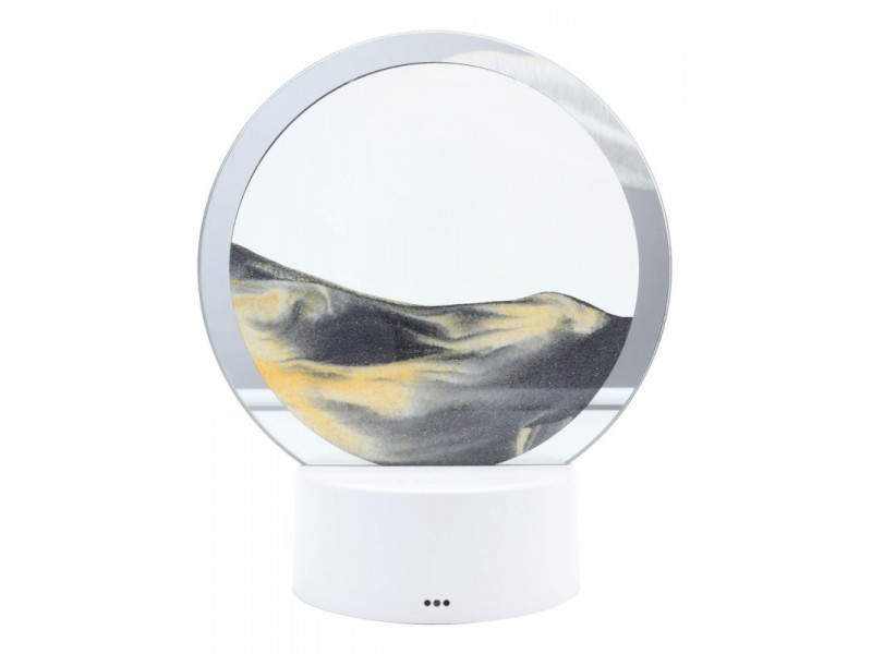 Lampe Sable Ronde Gris pas cher -  Paiement Sécurisé