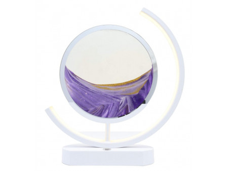 Lampe Sable Design 32cm Violet pas cher -  Paiement Sécurisé