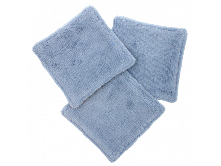 Lot de 3 cotons lavables bleus assortis motif floral Pas Cher