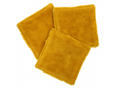 Lot de 3 cotons lavables jaunes assortis motif ruche Pas Cher