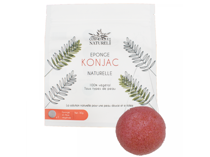 Éponge konjac rose Pas Cher