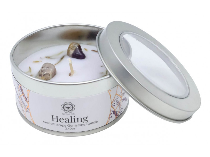 Bougie Guérison Améthyste & Lavande Pas Cher
