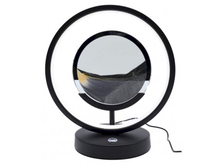 Lampe Sable Tour Design 31cm Gris pas cher -  Paiement Sécurisé