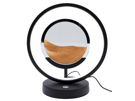 Lampe Sable Tour Design 31cm Orange pas cher -  Paiement Sécurisé
