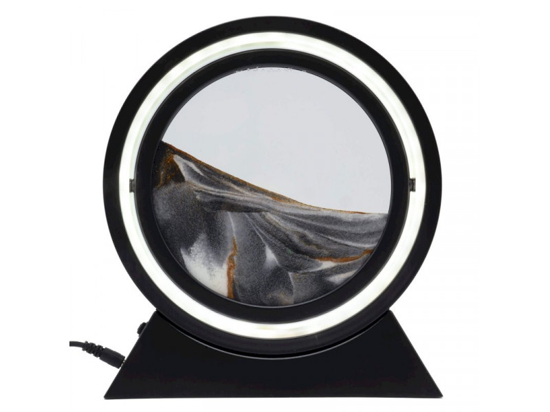 Lampe Sable Réversible 24cm Gris pas cher - Offre Spéciale