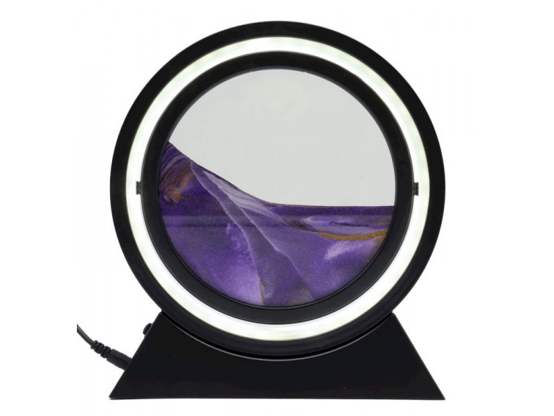 Lampe Sable Réversible 24cm Violet pas cher - Offre Spéciale