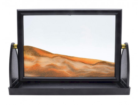 Tableau Sable Mouvant Réversible 26cm Orange pas cher - Offre Spéciale