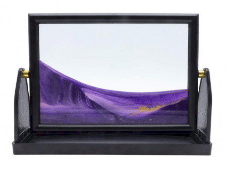 Tableau Sable Mouvant Réversible 26cm Violet pas cher - Offre Spéciale