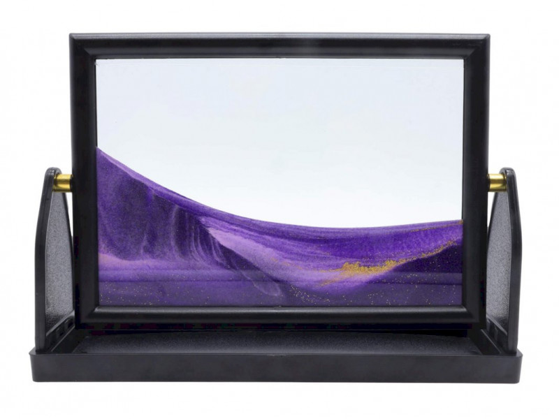 Tableau Sable Mouvant Réversible 26cm Violet pas cher - Offre Spéciale