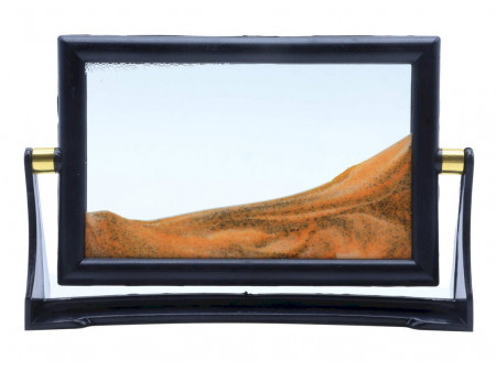 Tableau Sable Mouvant Réversible Orange 15cm pas cher