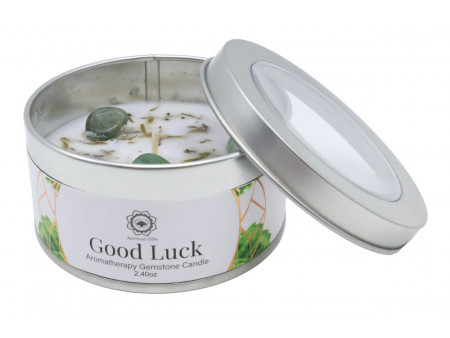 Bougie Bonne Chance Aventurine Verte & Patchouli  Pas Cher