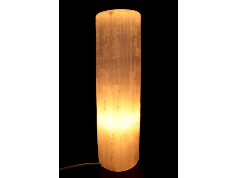 Lampe Sélénite Cylindre 30cm pas cher / Livraison Rapide