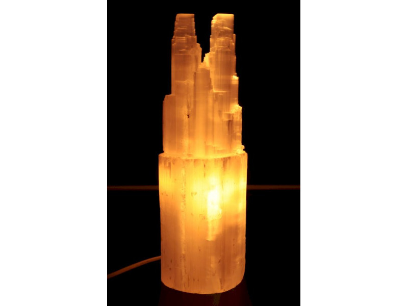 Lampe Sélénite Montagne Double 30cm pas cher / Livraison Rapide