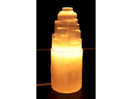 Lampe Sélénite Montagne 20cm pas cher