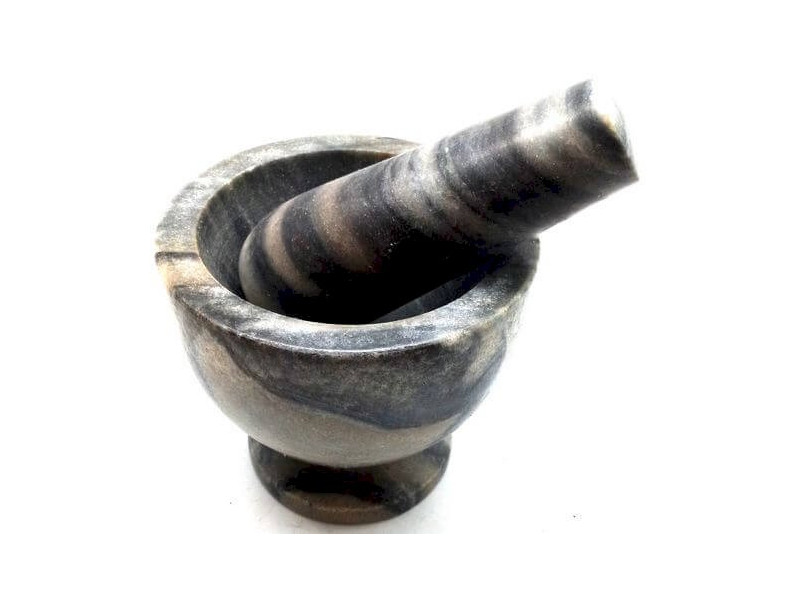 Mortier Marbre Zèbre 10cm pas cher