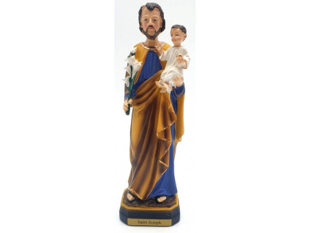 Statue Résine Saint Joseph 20cm pas cher