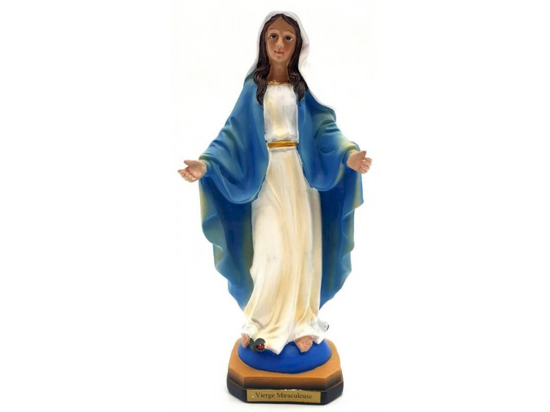 Statue Résine Vierge Miraculeuse 20cm pas cher
