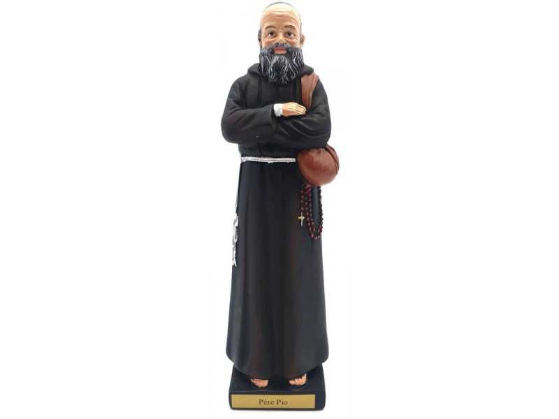Statue Résine Padre Pio 20cm pas cher