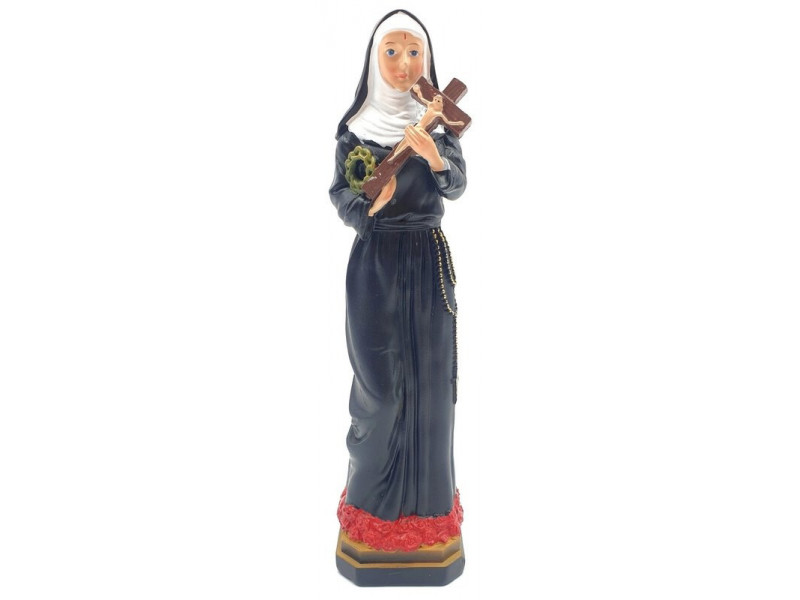 Statue Résine Sainte Rita 20cm pas cher