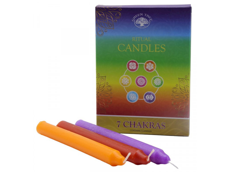 Bougies Rituel 7 Chakras  pas cher