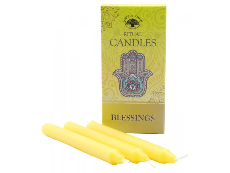 Bougies Rituel Bénédiction – Lot de 10 bougies rituelles bien‑être