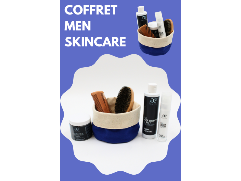 Coffret men skincare 100% Naturel pas cher