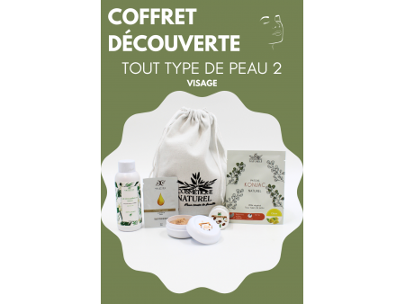Coffret découverte VISAGE Tout type de peau 100% Naturel pas cher