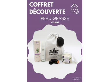 Coffret découverte VISAGE Peau grasse 100% Naturel pas cher
