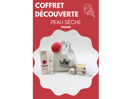 Coffret découverte VISAGE Peau sèche 100% Naturel pas cher