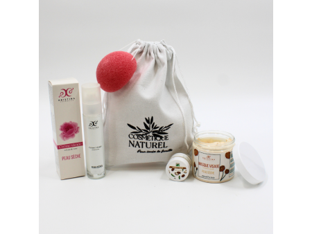 Coffret découverte VISAGE Peau sèche 100% Naturel pas cher
