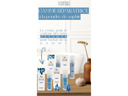Gamme complète réparatrice Saphir  100% Naturel pas cher