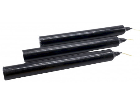 Bougie Teintée 22cm | Noir Pas Cher | Livraison Rapide